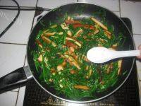 秀色可餐的韭菜炒豆腐干做法图解8)