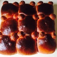 自制小熊面包做法图解12)