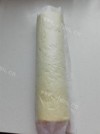 自制南瓜蛋糕卷做法图解13)