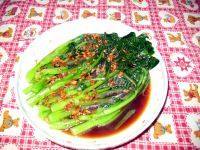味道不错的白灼菜心