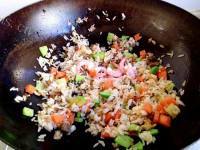 DIY羊肉炒饭做法图解6)