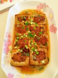 家常菜煎酿豆腐做法图解12)