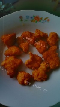 喷香的鸡米花做法图解4)