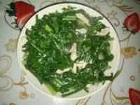 家常菜大蒜炒肉丝