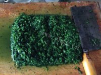 自制菠菜馅做法图解5)