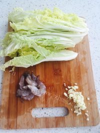 家常菜虾仁娃娃菜做法图解1)