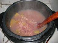 美味的南瓜红豆粥