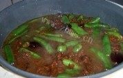 自己做的扁豆焖饭做法图解6)