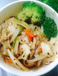 色香味浓的炒河粉做法图解10)