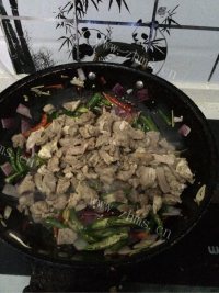 秘制麻辣羊肉丁做法图解8)