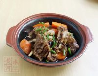 家常菜胡萝卜烧羊排