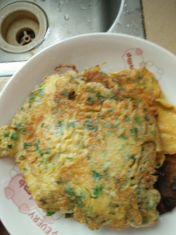 美味营养的韭菜鸡蛋饼