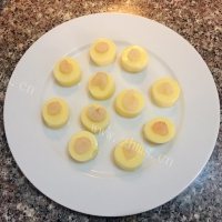 美味的玉子豆腐蒸虾仁做法图解3)