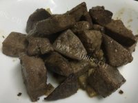 美味的麻油炒猪肝做法图解7)