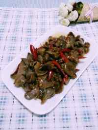 家常菜酸辣鸭胗