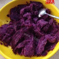 美味的焗紫薯泥的做法图解三