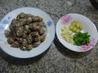 美味的香拌花螺做法图解1)