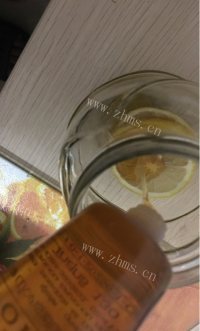 我的蜂蜜柠檬茶做法图解5)
