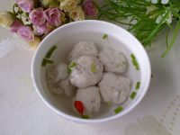 美味的手工鱼丸