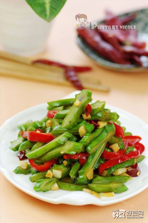 辣炒刀豆