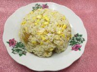 美味的虾皮蛋炒饭