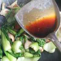 色香味浓的香菇油菜的做法图解七