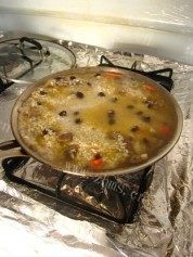 美味可口的羊肉抓饭做法图解9)
