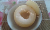 美味的冰糖蒸梨