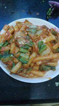 简单的泡菜炒年糕