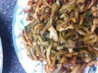 在家做的榨菜炒肉丝