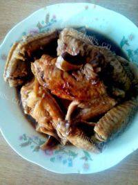 美味的炖鸡翅