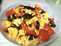 家常菜西红柿木耳炒鸡蛋