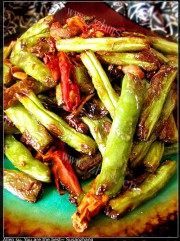 干煸豆角做法图解4)