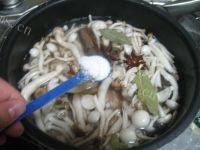 家常香菇鸡丝粥做法图解7)