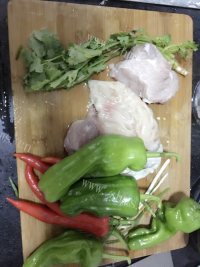热腾腾的虎皮尖椒做法图解1)
