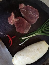就爱吃肉片炒萝卜丝做法图解1)