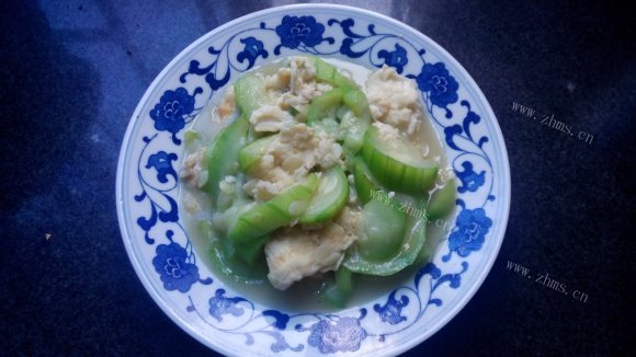 美味的丝瓜炒蛋