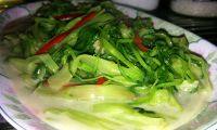 家常菜椒丝腐乳通菜