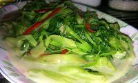 家常菜椒丝腐乳通菜