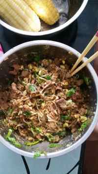 美味的粉蒸牛肉