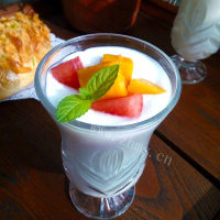 开胃的自制酸奶的做法图解五