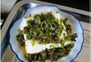 香椿拌豆腐做法图解3)
