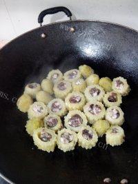 家常菜煎酿苦瓜做法图解6)