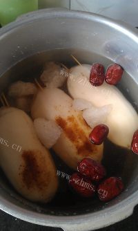 美味的糯米藕做法图解9)