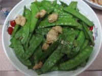 「自创」荷兰豆炒肉片
