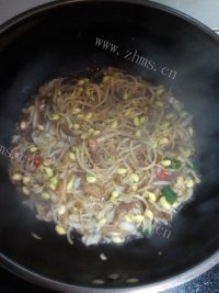 好吃的炒黄豆芽做法图解8)