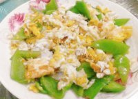 家常菜尖椒炒鸡蛋