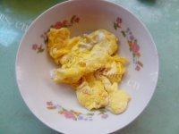 家常菜茭瓜炒鸡蛋做法图解3)