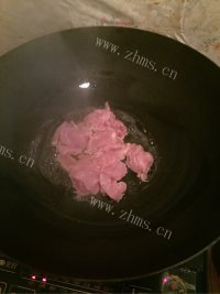 特色美食莴笋炒肉片做法图解4)