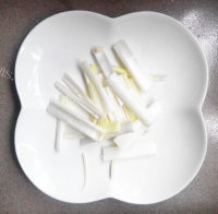 特色葱香豉油花肾豆做法图解5)